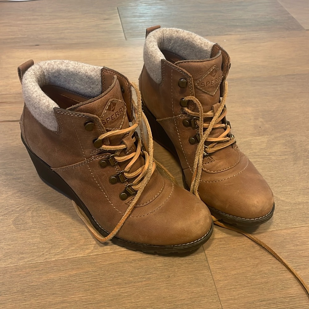 Sperry top-sider Celeste wedges bootie